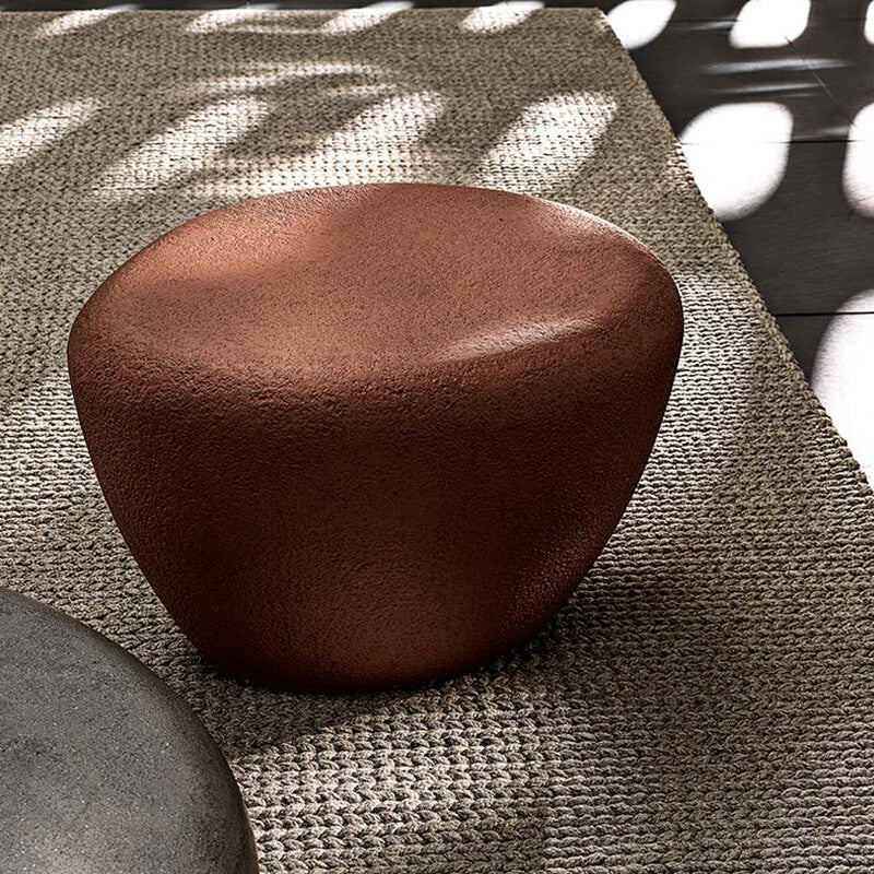 Nordic Concrete Oval Outdoor Coffee Table CharmyDecor