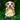 Solar Powered Puppy Statue Lamp With Flower Basket Ornament