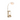 Overarching Feather End Table Floor Lamp