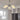 Modern White Shaded Metal Chandelier