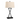 Modern White Fabric Shaded Table Lamp