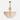 Contemporary Leaves Glass Chandelier Lamp