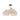 Contemporary Glass Metal Chandelier