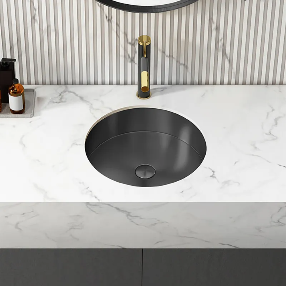 modern stainless steel undermount bathroom sink - charmydecor