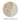 Large Circular Light Khaki & Gold Area Rug dimension