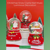 Christmas Snow Crystal Ball display video