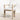 Modern Wood Armed Dining Chair With Removable Cushion Side View